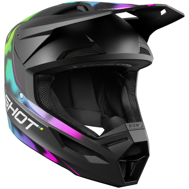 Kask motocrossowy Shot Race Nitro matowy czarny