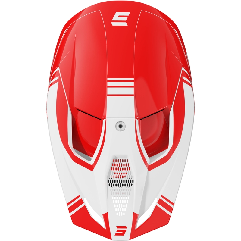 Kask motocrossowy Shot Race Sprint czerwony