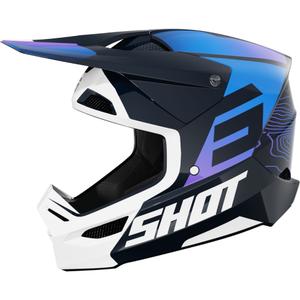 Kask motocrossowy Shot Furious Apex niebieski