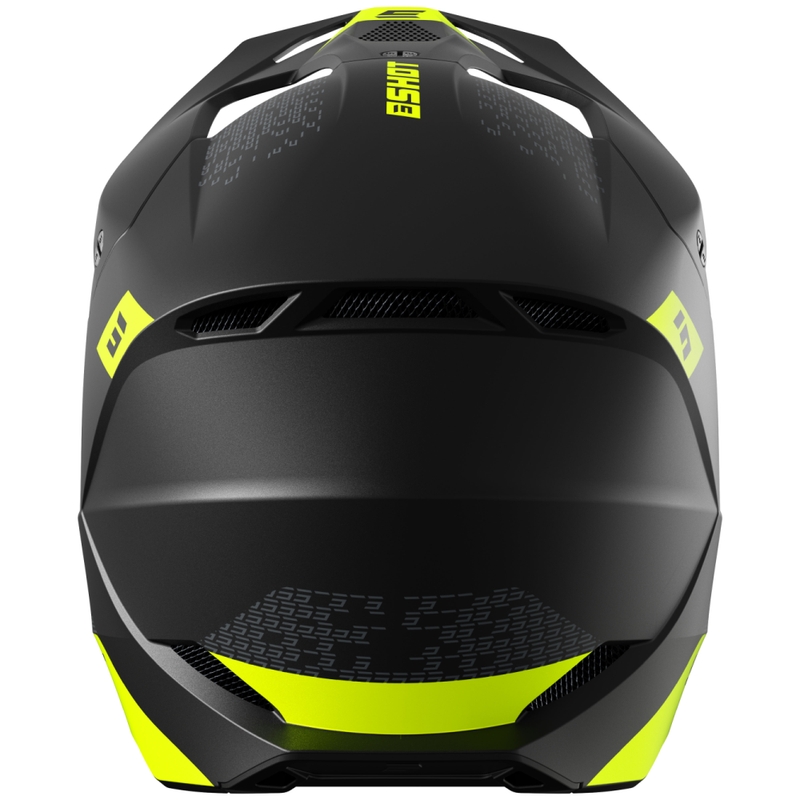 Kask motocrossowy Shot Furious Draw fluo żółty