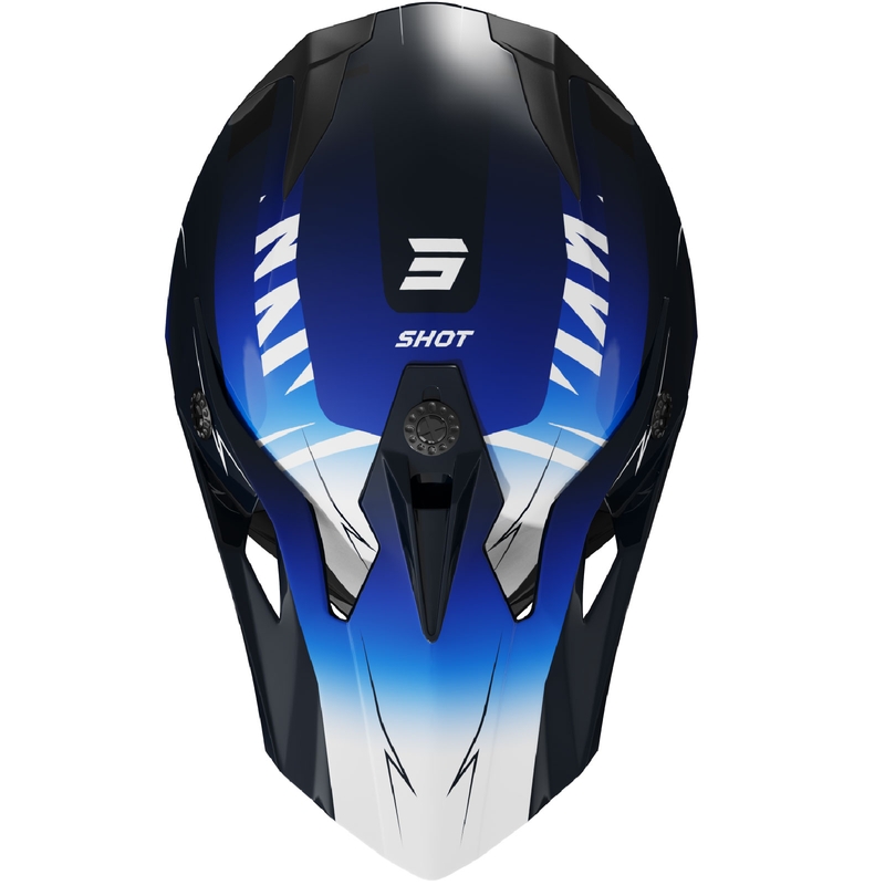 Dziecięcy kask motocrossowy Shot Pulse X-Trem niebieski