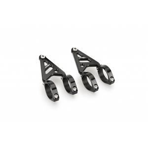 Clamp set PUIG LUMEN LED 20878N d 42-43mm + suport for headlights black