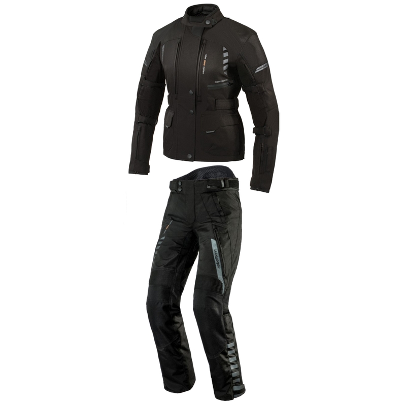 Damski kombinezon motocyklowy Rebelhorn Hiker II czarny