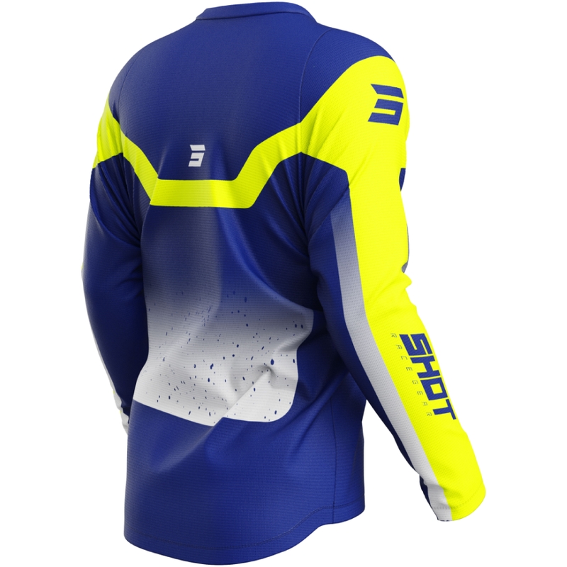 Koszulka motocrossowa Shot Devo Blast w kolorze niebieskim