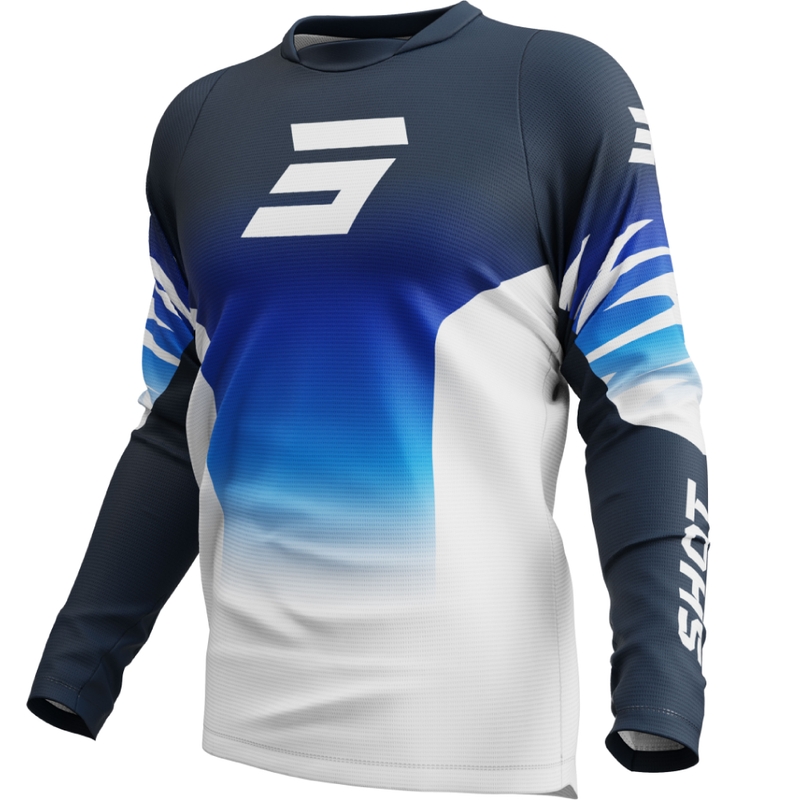 Koszulka motocrossowa Shot Devo X-Trem niebieska
