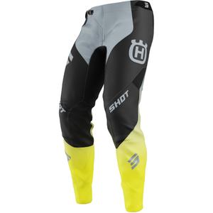 Spodnie motocrossowe Shot Aerolite HVA czarno-szare