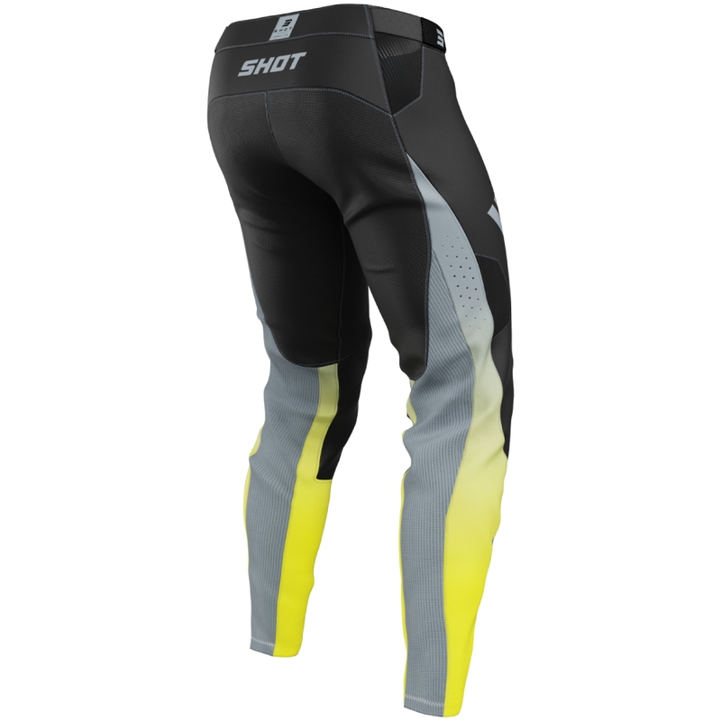 Spodnie motocrossowe Shot Aerolite HVA czarno-szare