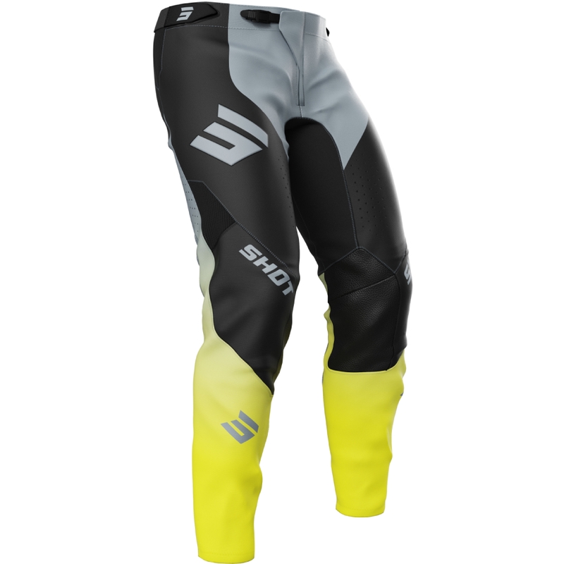 Spodnie motocrossowe Shot Aerolite HVA czarno-szare