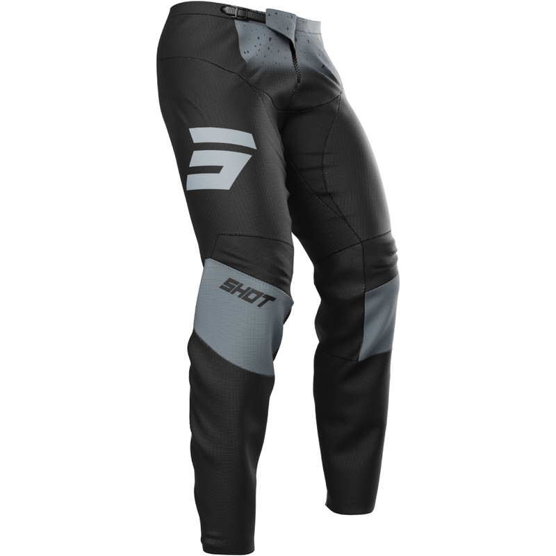 Spodnie motocrossowe Shot Devo Blast w kolorze czarno-szarym