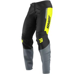 Spodnie motocrossowe Shot Devo League fluo żółte