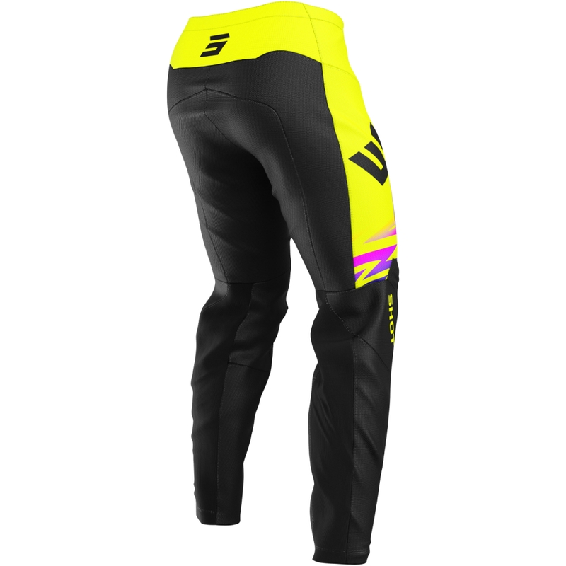 Spodnie motocrossowe Shot Devo X-Trem fluo żółte