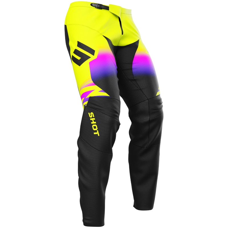 Spodnie motocrossowe Shot Devo X-Trem fluo żółte