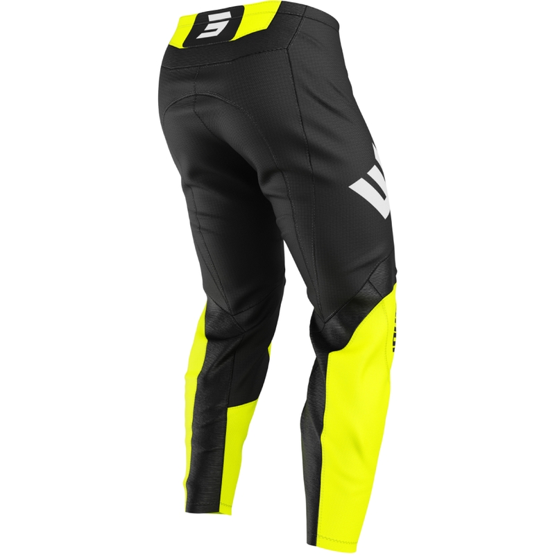 Spodnie motocrossowe Shot Draw Instinct fluo żółte