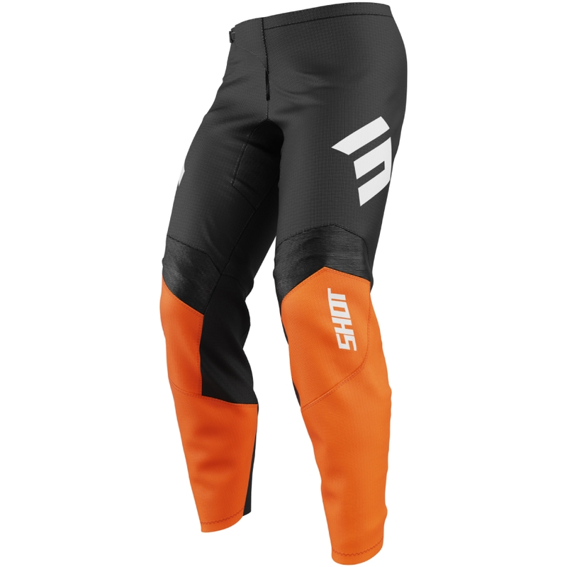 Spodnie motocrossowe Shot Draw Instinct pomarańczowe
