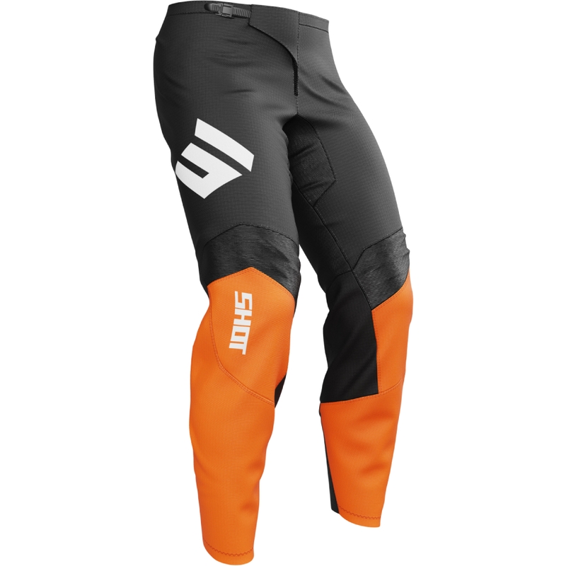 Spodnie motocrossowe Shot Draw Instinct pomarańczowe