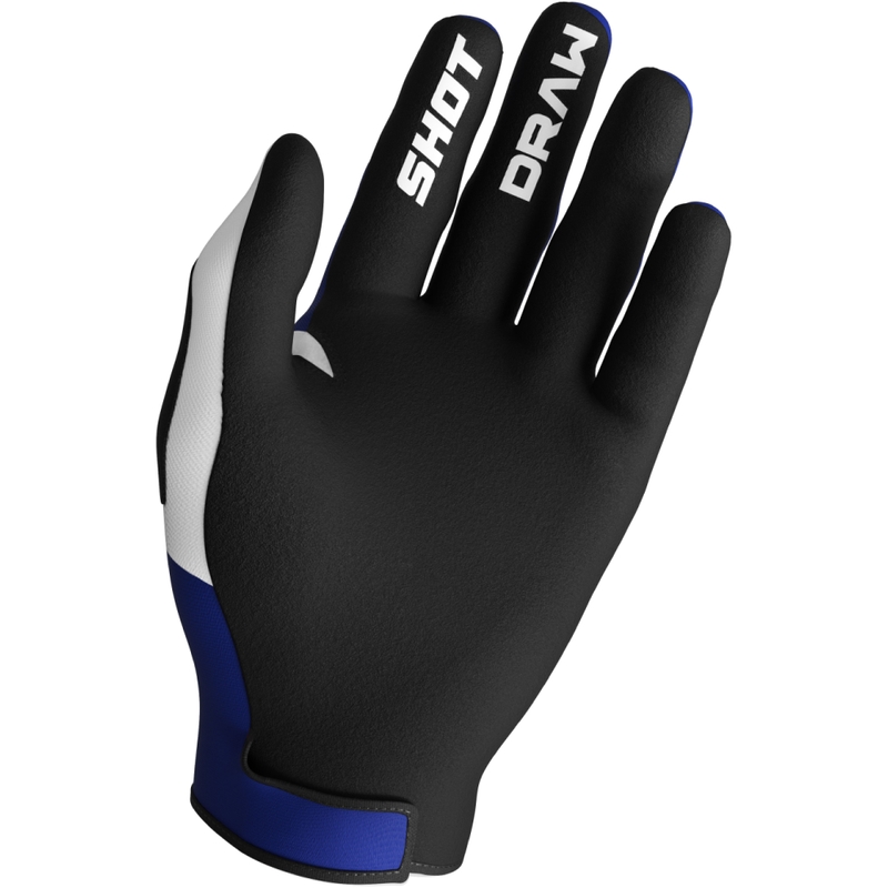 Dziecięce rękawiczki motocrossowe Shot Draw Sky blue