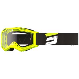 Gogle motocrossowe Shot Assault 2.0 Claw fluo żółte z przezroczystą plexi