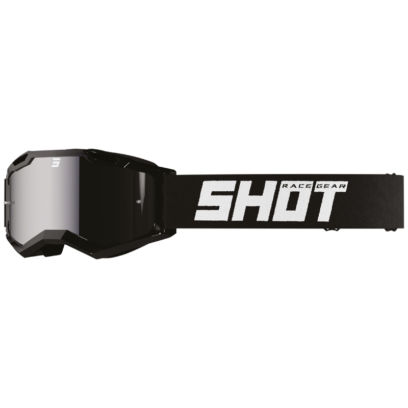 Gogle motocrossowe Shot Assault 2.0 Solidne czarne ze szkłem irydowym