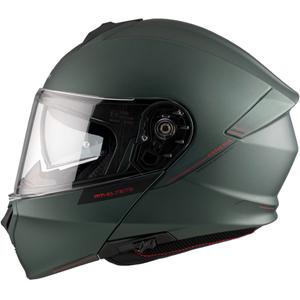 Kask motocyklowy MT Genesis SV Solid A6 zielony matowy