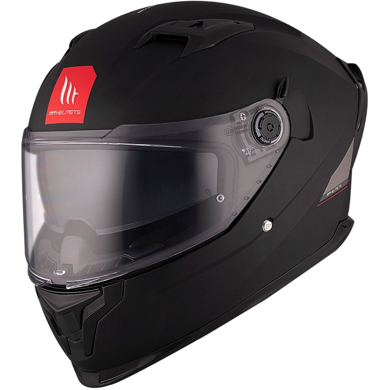 Zintegrowany kask motocyklowy MT BRAKER SV SOLID A1 czarny połysk