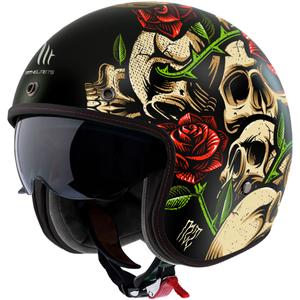Kask motocyklowy otwarty MT Le Mans 2 SV Breakout B2 błyszczący