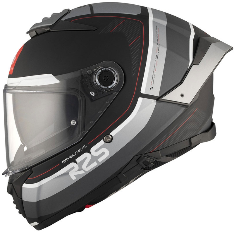 Kask motocyklowy integralny MT THUNDER 4 SV R25 B2 matowy szaro-czarny wyprzedaż