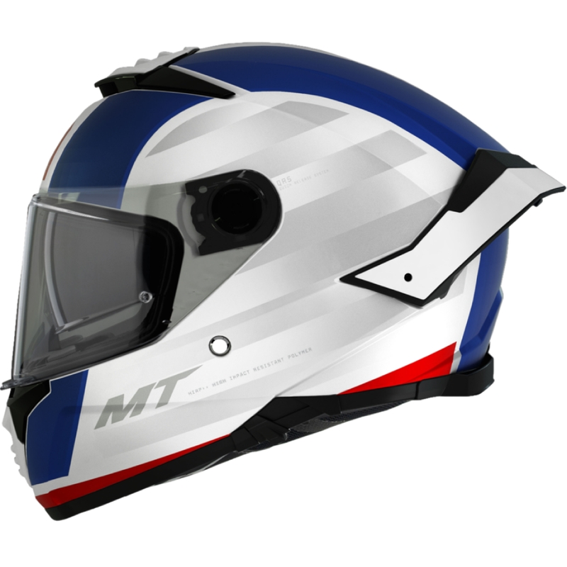 MT THUNDER 4 SV TREADS C7 integralny kask motocyklowy biało-niebieski