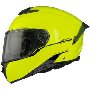 Kask motocyklowy MT ATOM 2 SV SOLID A3 fluo żółty błyszczący