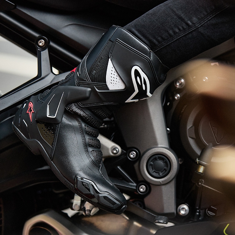 Damskie buty motocyklowe Alpinestars Stella SMX-6 3 Czarno-biało-różowe