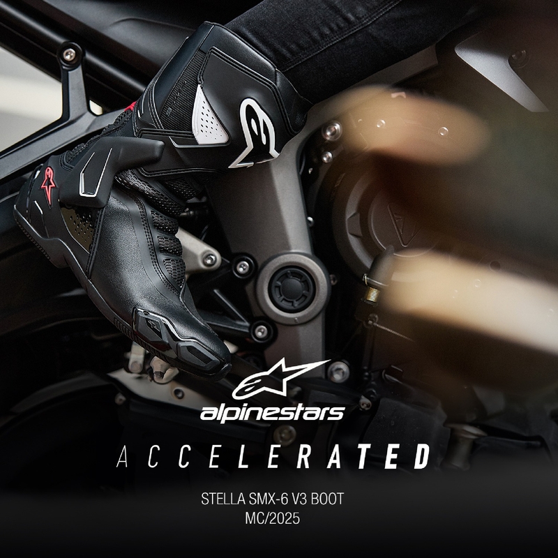 Damskie buty motocyklowe Alpinestars Stella SMX-6 3 Czarno-biało-różowe