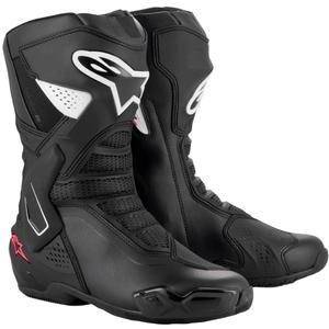 Damskie buty motocyklowe Alpinestars Stella SMX-6 3 Czarno-biało-różowe