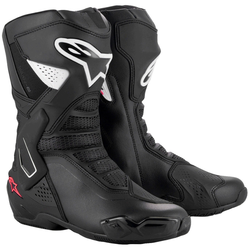 Damskie buty motocyklowe Alpinestars Stella SMX-6 3 Czarno-biało-różowe