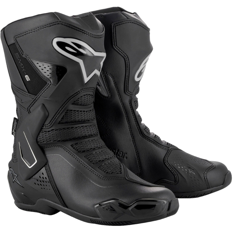 Damskie buty motocyklowe Alpinestars Stella SMX-6 3 Drystar czarno-srebrne
