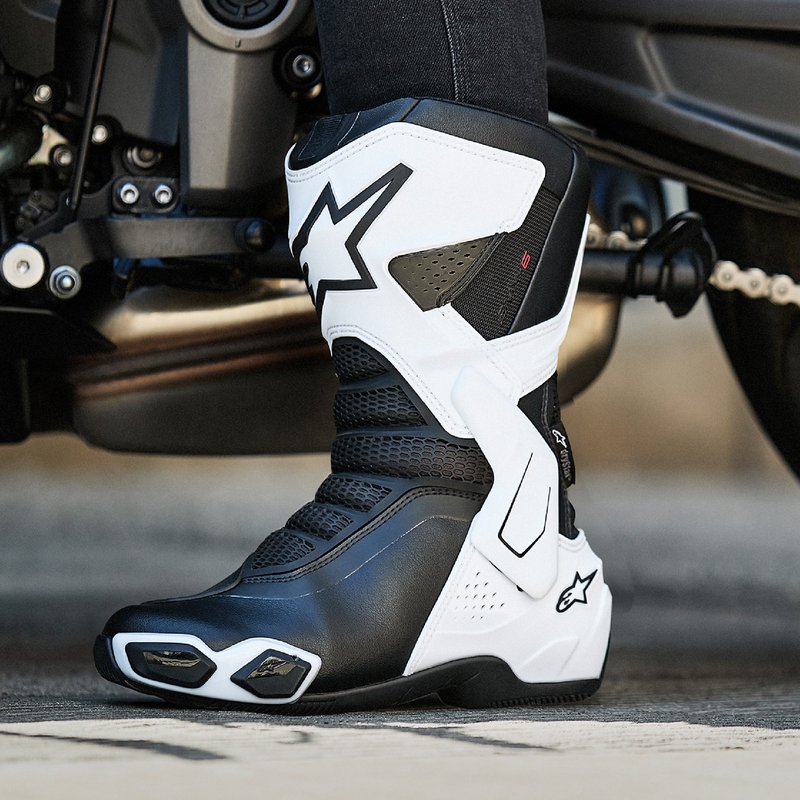 Damskie buty motocyklowe Alpinestars Stella SMX-6 3 Drystar biało-czarne