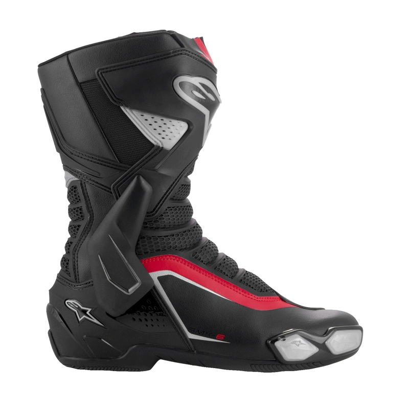 Buty motocyklowe Alpinestars SMX-6 3 czarno-srebrno-czerwone
