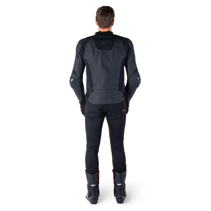 Skórzana kurtka motocyklowa Alpinestars Missile 3 w kolorze czarno-czarnym