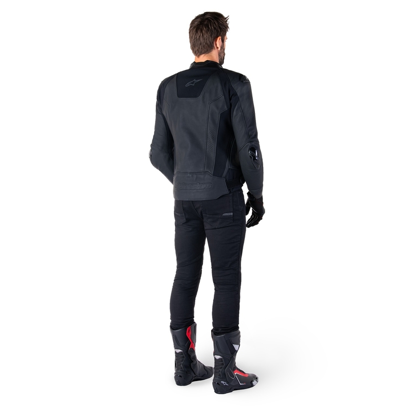Skórzana kurtka motocyklowa Alpinestars Missile 3 w kolorze czarno-czarnym