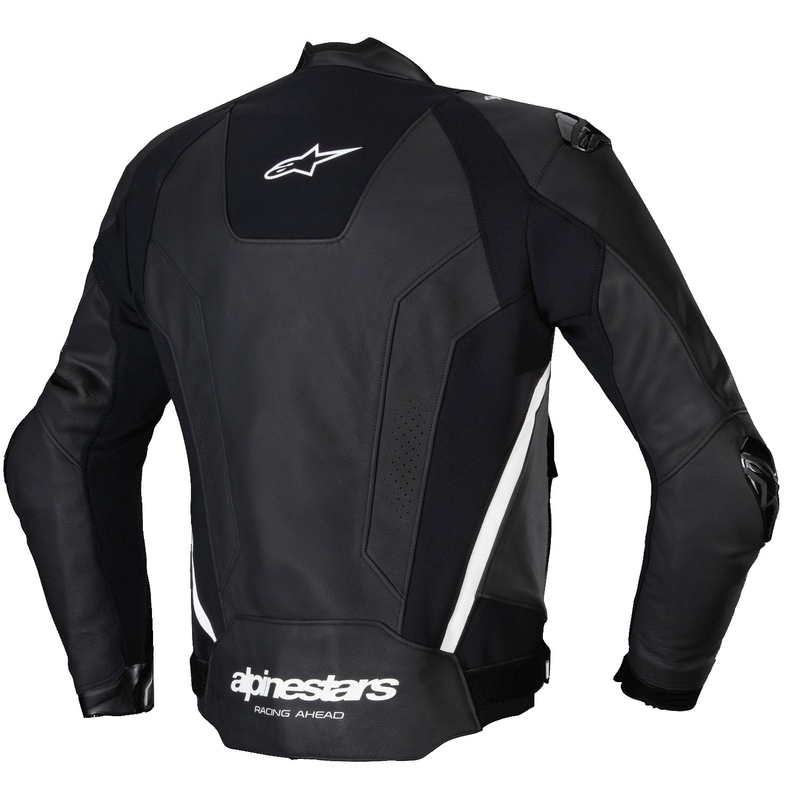Skórzana kurtka motocyklowa Alpinestars Missile 3 czarno-biała
