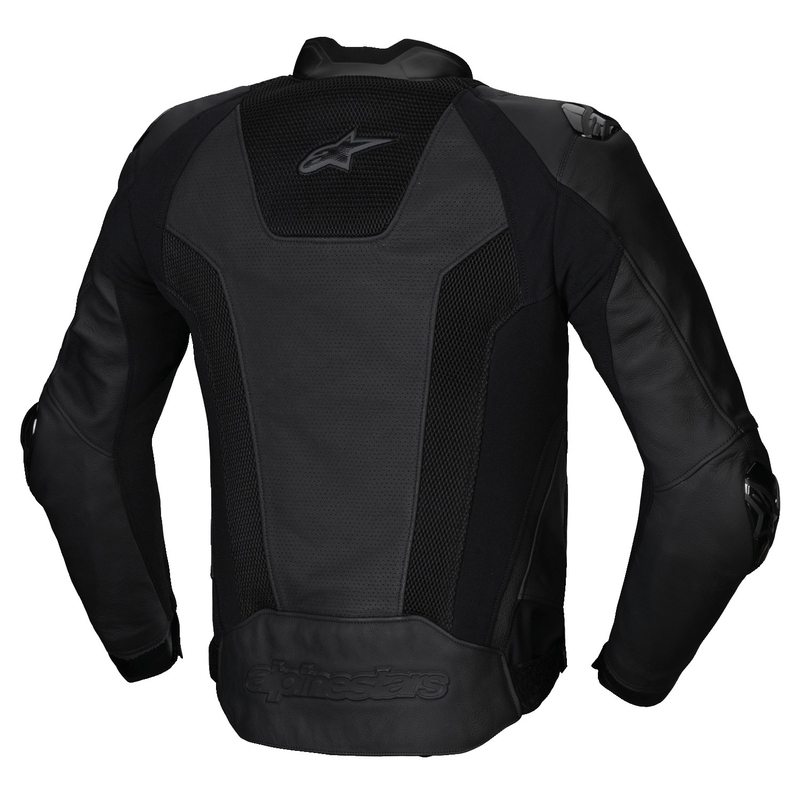 Skórzana kurtka motocyklowa Alpinestars Missile 3 Airflow w kolorze czarno-czarnym