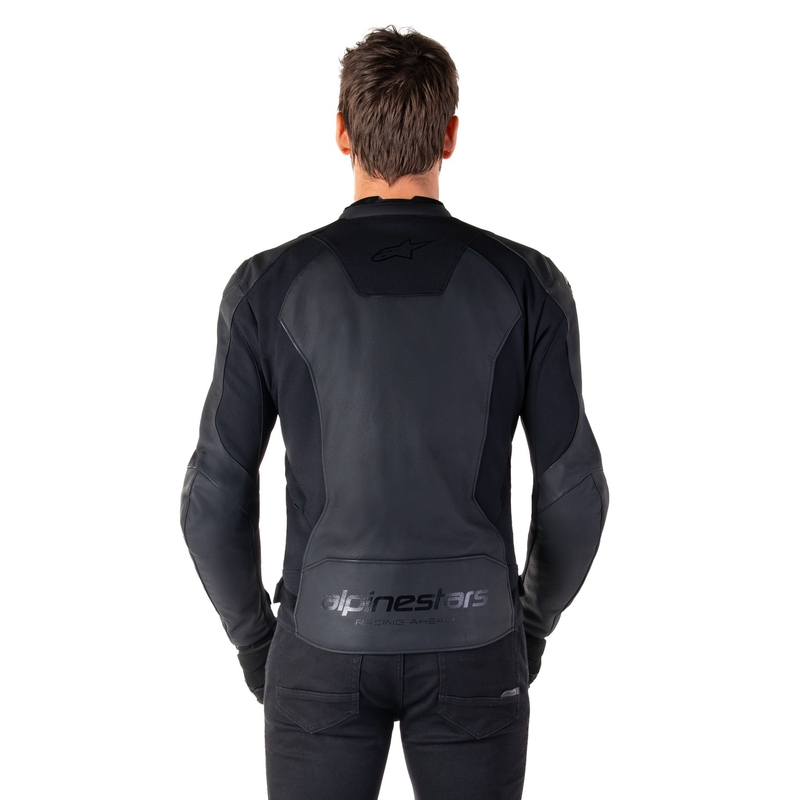 Skórzana kurtka motocyklowa Alpinestars Faster 3 w kolorze czarno-czarnym
