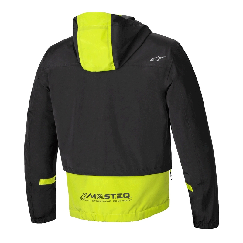 Wodoodporna kurtka motocyklowa Alpinestars Mootant Parka w kolorze czarno-fluo-żółtym
