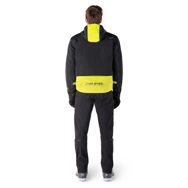 Wodoodporna kurtka motocyklowa Alpinestars Mootant Parka w kolorze czarno-fluo-żółtym