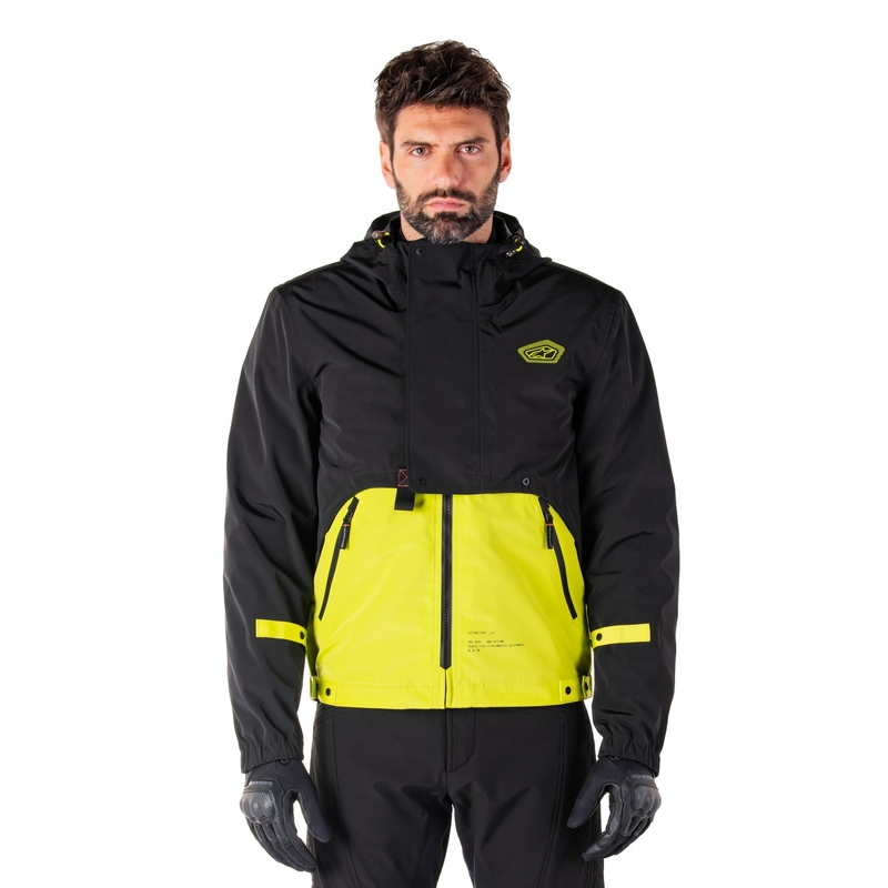 Wodoodporna kurtka motocyklowa Alpinestars Mootant Parka w kolorze czarno-fluo-żółtym