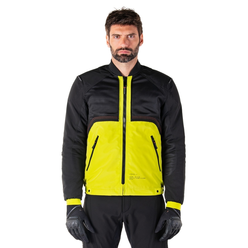Wodoodporna kurtka motocyklowa Alpinestars Mootant Parka w kolorze czarno-fluo-żółtym
