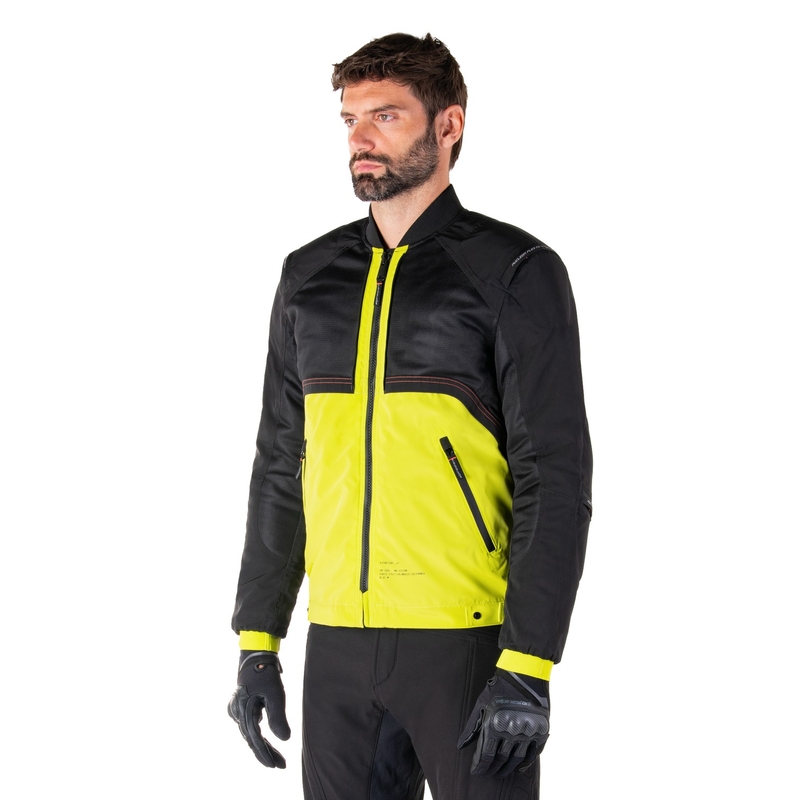Wodoodporna kurtka motocyklowa Alpinestars Mootant Parka w kolorze czarno-fluo-żółtym