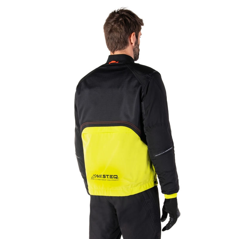Wodoodporna kurtka motocyklowa Alpinestars Mootant Parka w kolorze czarno-fluo-żółtym