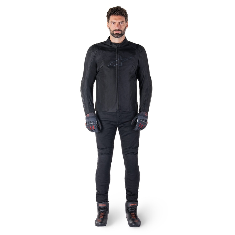 Alpinestars T-SPS 2 Wodoodporna kurtka motocyklowa czarno-czarna
