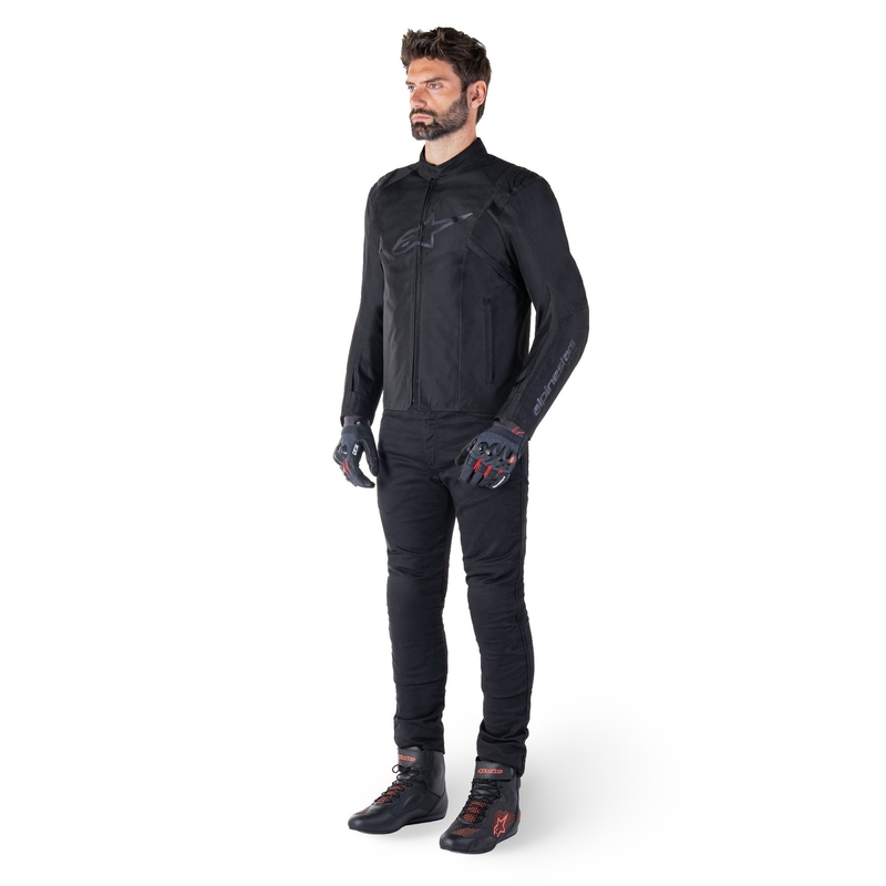 Alpinestars T-SPS 2 Wodoodporna kurtka motocyklowa czarno-czarna