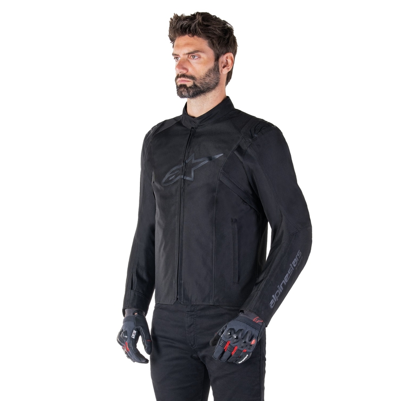 Alpinestars T-SPS 2 Wodoodporna kurtka motocyklowa czarno-czarna