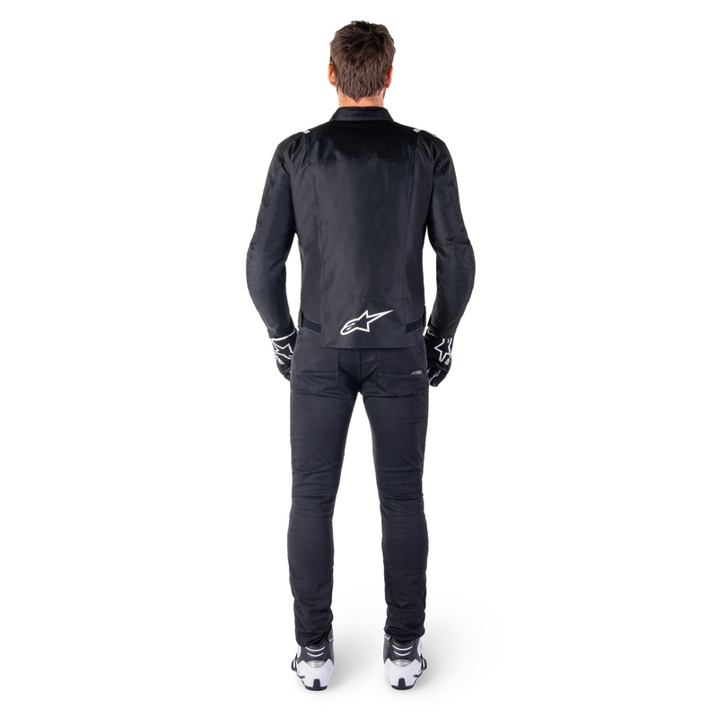 Alpinestars T-SPS 2 Wodoodporna kurtka motocyklowa czarno-biała